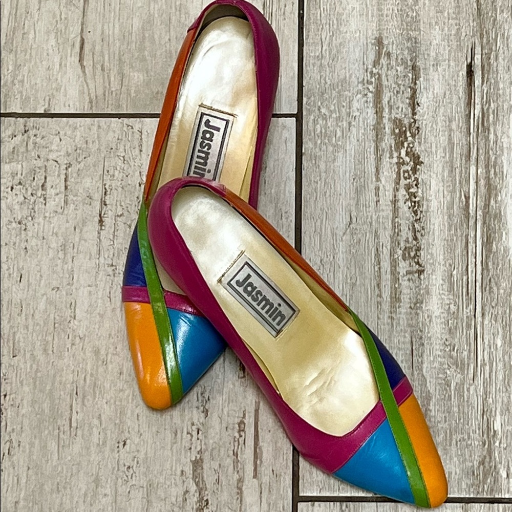 Jasmin 7B multicolored heels